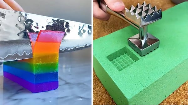 Oddly Satisfying Video with Calming Deep Sleep Music _ Stress Relief & Meditation #Z58