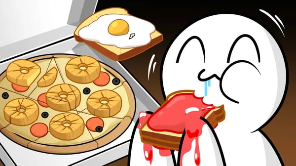 킹받는 음식 먹방