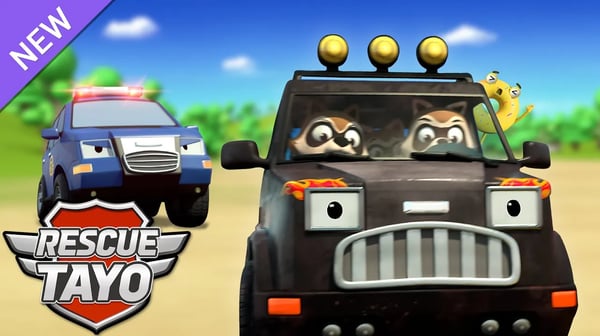 パトカーリッキー。ドーナツ泥棒を捕まえろ！🚔 l 子供向けアニメ l 🚨レスキュータヨ童話 l パトカーアニメ l ちびっこバス タヨ