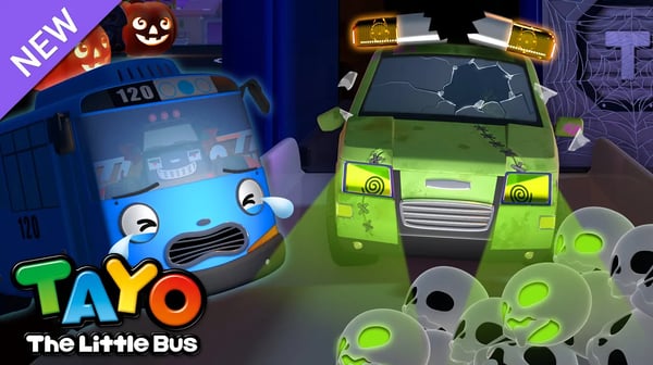 *NEW* The Spooky Rescue Headquarters👻 | Halloween Zombie Car | Song for Kids | Tayo the Little Bus