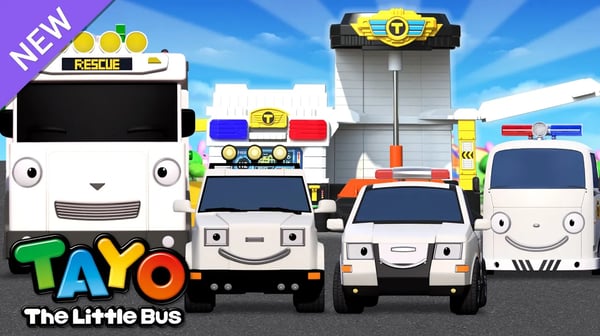 White Strong Rescue Truck | Tayo Rescue Team Song | Song for Kids | Tayo the Little Bus