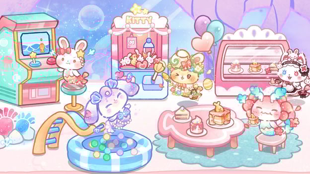 Lovely Cat Mermaid Castle