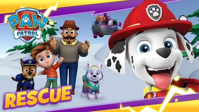 Marshall and Chase Rescue Alex & Mr. Porter - PAW Patrol - Cartoon and Game Rescue Episode for Kids