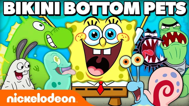 45 MINUTES Of SpongeBob's PETS In Bikini Bottom! | Nickelodeon Cartoon Universe