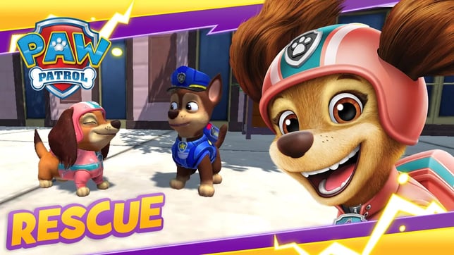 Moto Pups and Liberty to the Rescue! - PAW Patrol - Cartoon and Game Rescue Episode for Kids