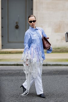 5款白色牛仔褲搭配短靴的穿搭術,讓你在 2025 年開工輕鬆搞定辦公室造型!