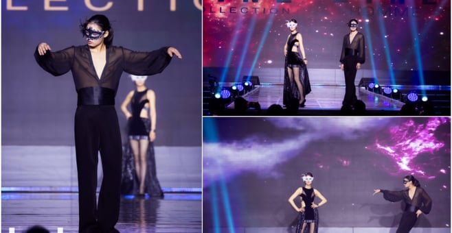 '라인컬렉션&옴므' 무대차원을 한층 끌어올리는 장성범의 예술적 퍼포먼스