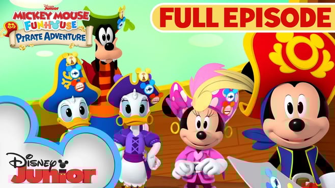 Pirate Adventure! | S1 E21 | Full Episode | Mickey Mouse Funhouse | @disneyjunior
