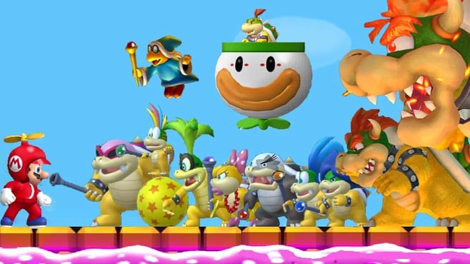 New Super Mario Bros. Wii - All Bosses
