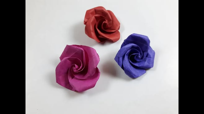 How to make a paper Rose?