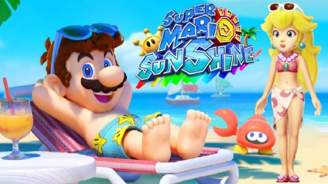 Super Mario Sunshine Switch - Full Game Walkthrough