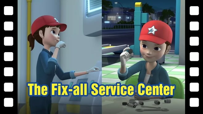 Tayo the fix-all service center l 📽 Tayo's Little Theater #44 l Tayo the Little Bus