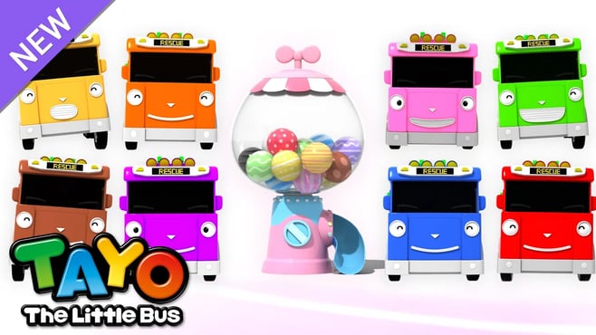 Strong Didalam Telur Kejutan | Lagu Warna Tayo | Belajar Warna untuk Anak | Tayo Bahasa Indonesia