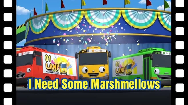 📽I need some marsh mellows! l Tayo's Little Theater #15 l Tayo the Little Bus