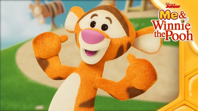Meet Tigger 🧡 | Me & Winnie the Pooh 🍯 | Vlog 2 | @disneyjunior