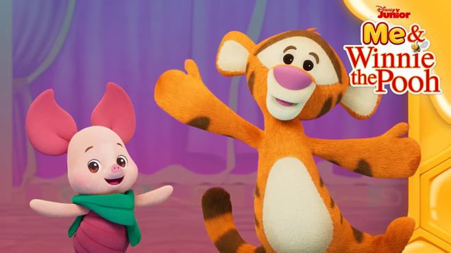 Rainy Day Puppet Show | Me & Winnie the Pooh 🍯 | Vlog 6 | @disneyjunior