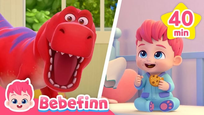 Bebefinn and Animal FriendsㅣDinosaur Songs CompilationㅣNursery Rhymes for Kids