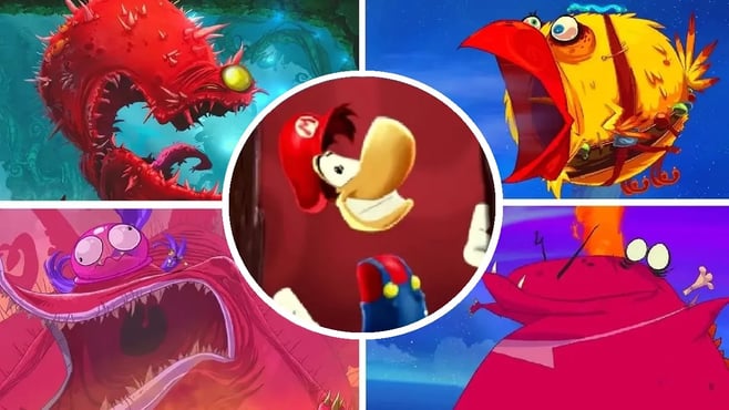 Rayman Origins - All Bosses