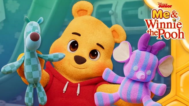 With Pooh Bear Cleans Up 🧹| Me & Winnie the Pooh 🍯 | Vlog 5 |@disneyjunior