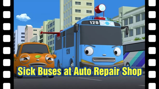 📽Sick buses at auto repair shop l Tayo's Little Theater #12 l Tayo the Little Bus