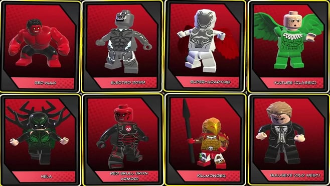 LEGO Marvel Super Heroes 2 - All Secret Bosses