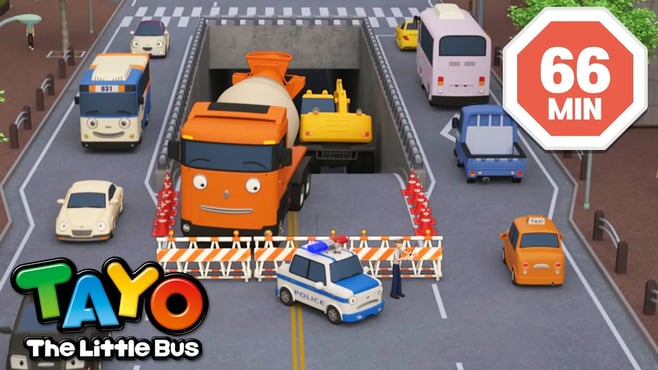 Tayo Heavy Vehicles | Chris is Busy Working! | Heavy Equipment | Tayo the Little Bus English Episode