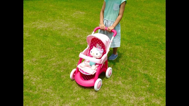 ハローキティ ベビーカー おさんぽ / Hello Kitty Baby Stroller for Doll