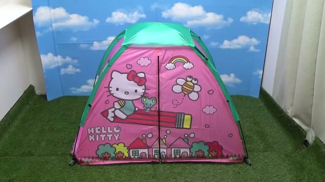 ハローキティ テント セット / Hello Kitty Kids Camp Set : Tent and Sleeping Bag