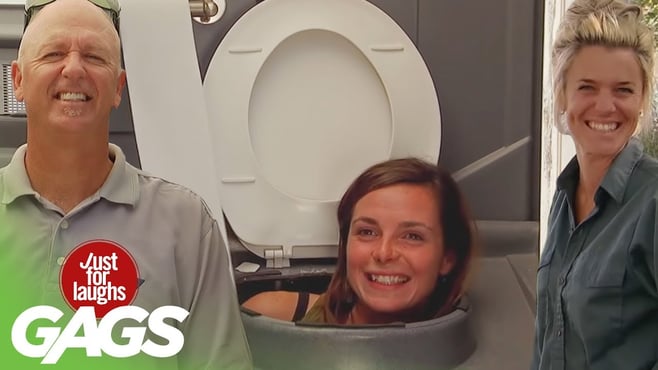 Best Public Toilet Pranks - Best of Just for Laughs Gags