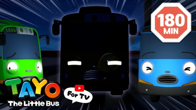 Who is it there? Strange Noise in the Dark | Cartoon for Kids | Tayo English Episodes