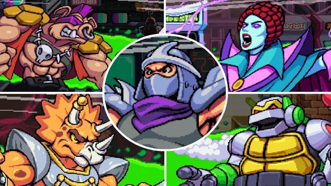 Teenage Mutant Ninja Turtles: Shredder's Revenge - All Bosses