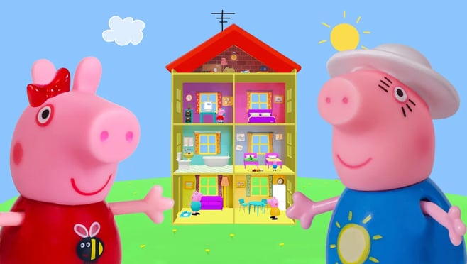 Peppa Pig Game | Crocodile Hiding in Toys Pretending To Be Mommy Pig