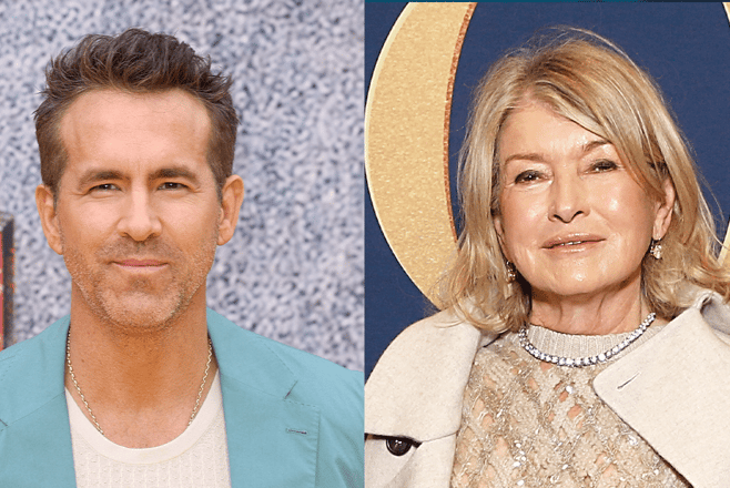 Ryan Reynolds Reacts to Martha Stewart Saying He’s “Not So Funny in Real Life”