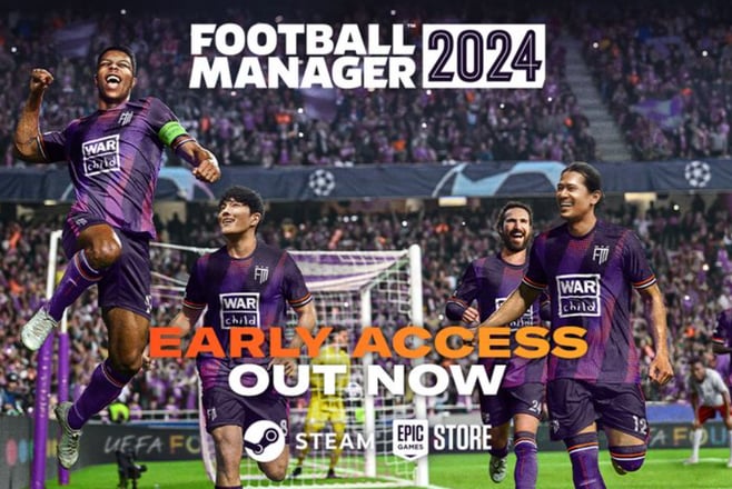 "Football Manager" football management simulation game