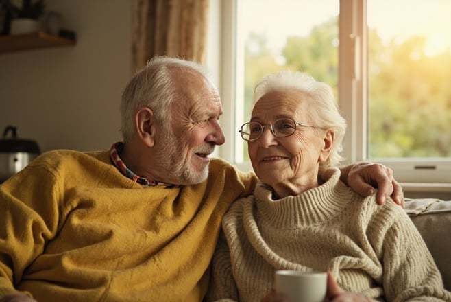 Seniors helping seniors in their community building friendships and providing mutual support