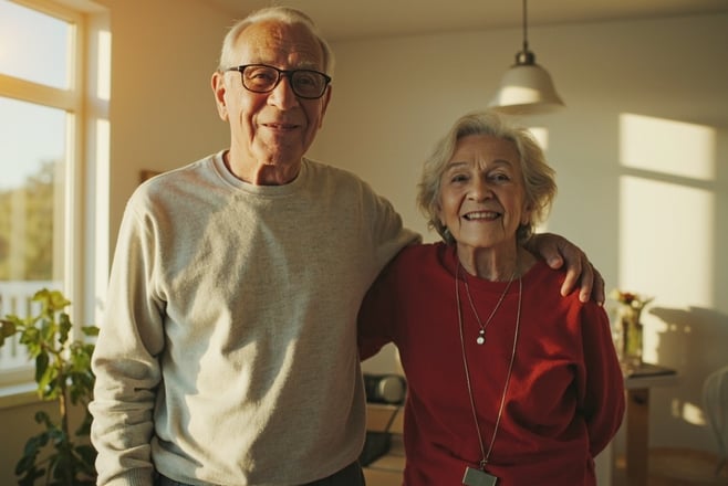 Senior couple reviewing nursing home options and understanding what is a nursing home in 2026