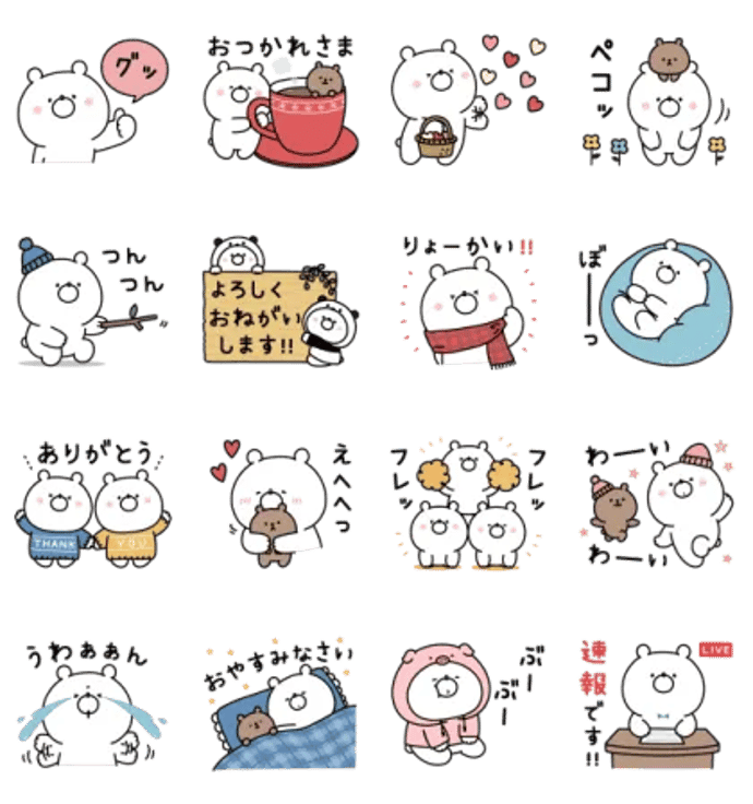 ガーリーくまさん × LINE NEWS