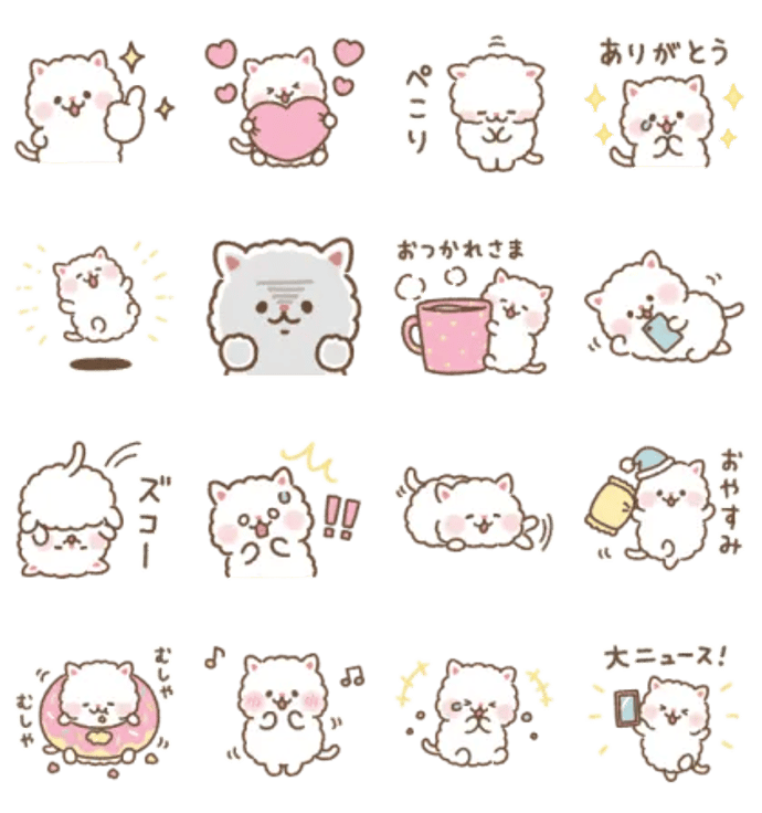 もふもふねこ × LINE NEWS