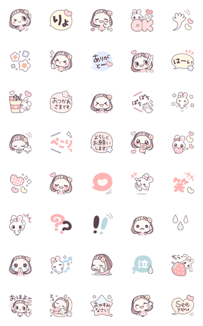 ガールandうさたん♡