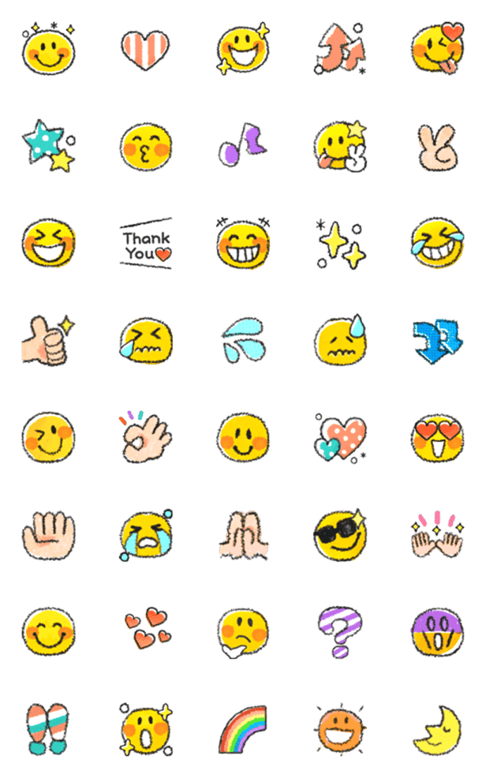 ゆるかわいい♡鉛筆スマイル