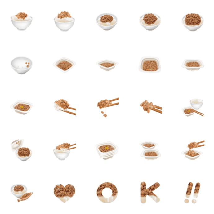 納豆 です ご飯 大粒