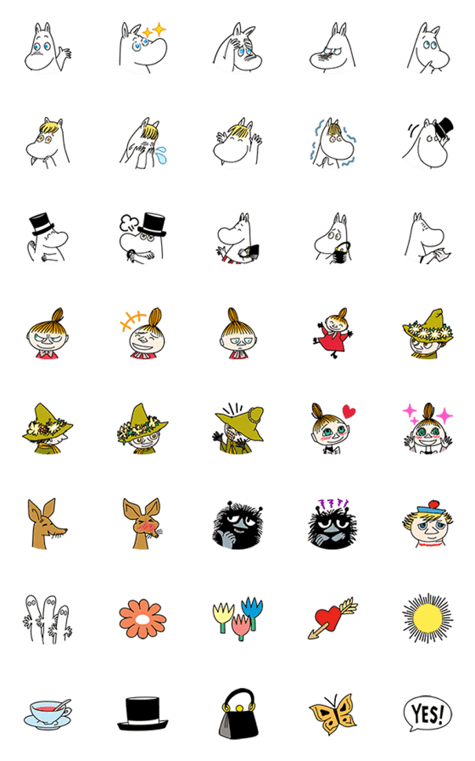 ムーミン 絵文字