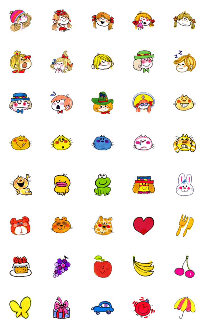 水森亜土 絵文字