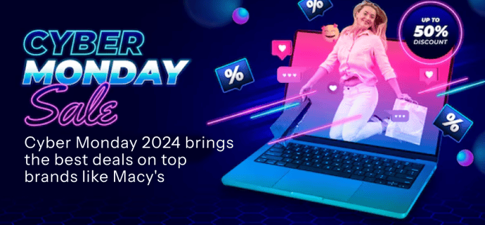 Cyber Monday Sale! Big Deals Up To 70% Off + Free Shipping At $25