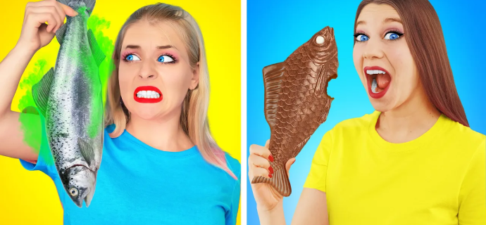 REAL FOOD VS CHOCOLATE FOOD CHALLENGE | Funny Pranks by Multi DO