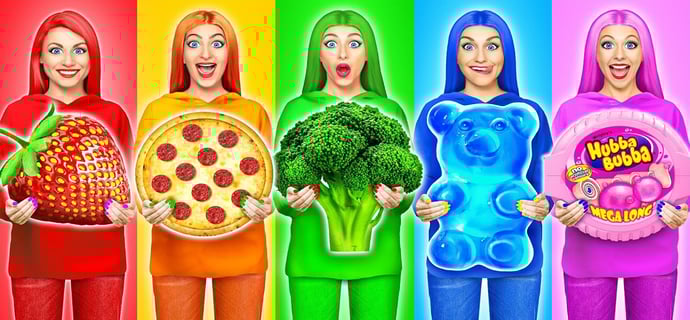 Food of The Same Colors Challenge #10 같은 색의 음식 Multi DO 다 마