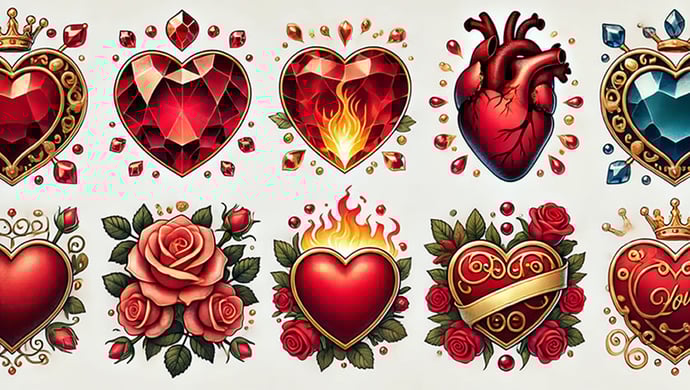 Choose A Heart And Test Who Secretly Gives You A Kiss?