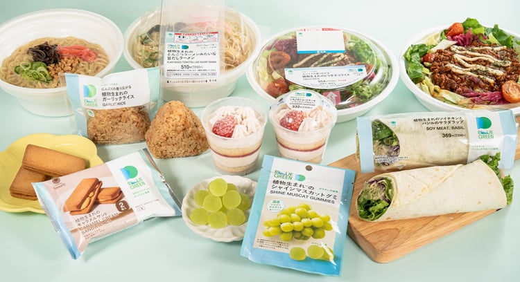 ファミマ新商品「ブルーグリーンプロジェクト」第5弾！植物性由来のショートケーキととんこつ不使用ラーメンが登場