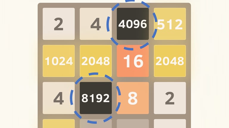 2048 by Gabriele Cirulli