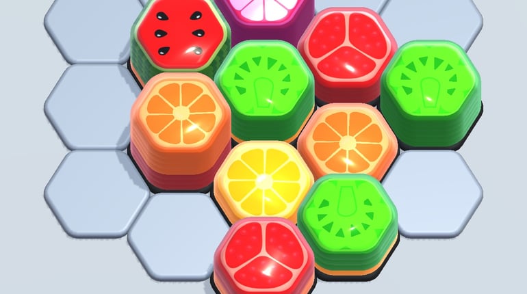 Watermelon Hexa - Blast Puzzle